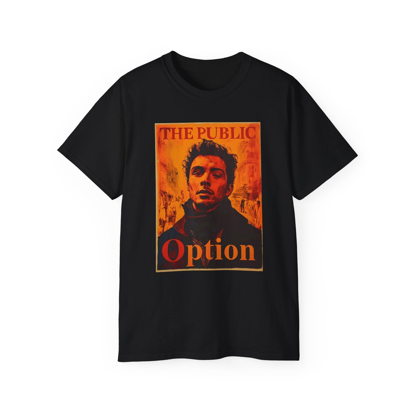 The public option Luigi Mangione shirt