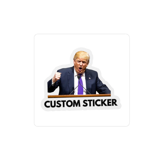 Custom Trump sticker