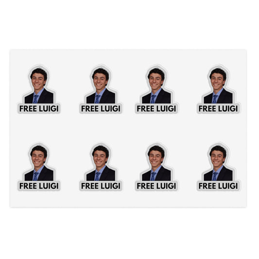 Free Luigi Mangione Sticker -Large Sheets