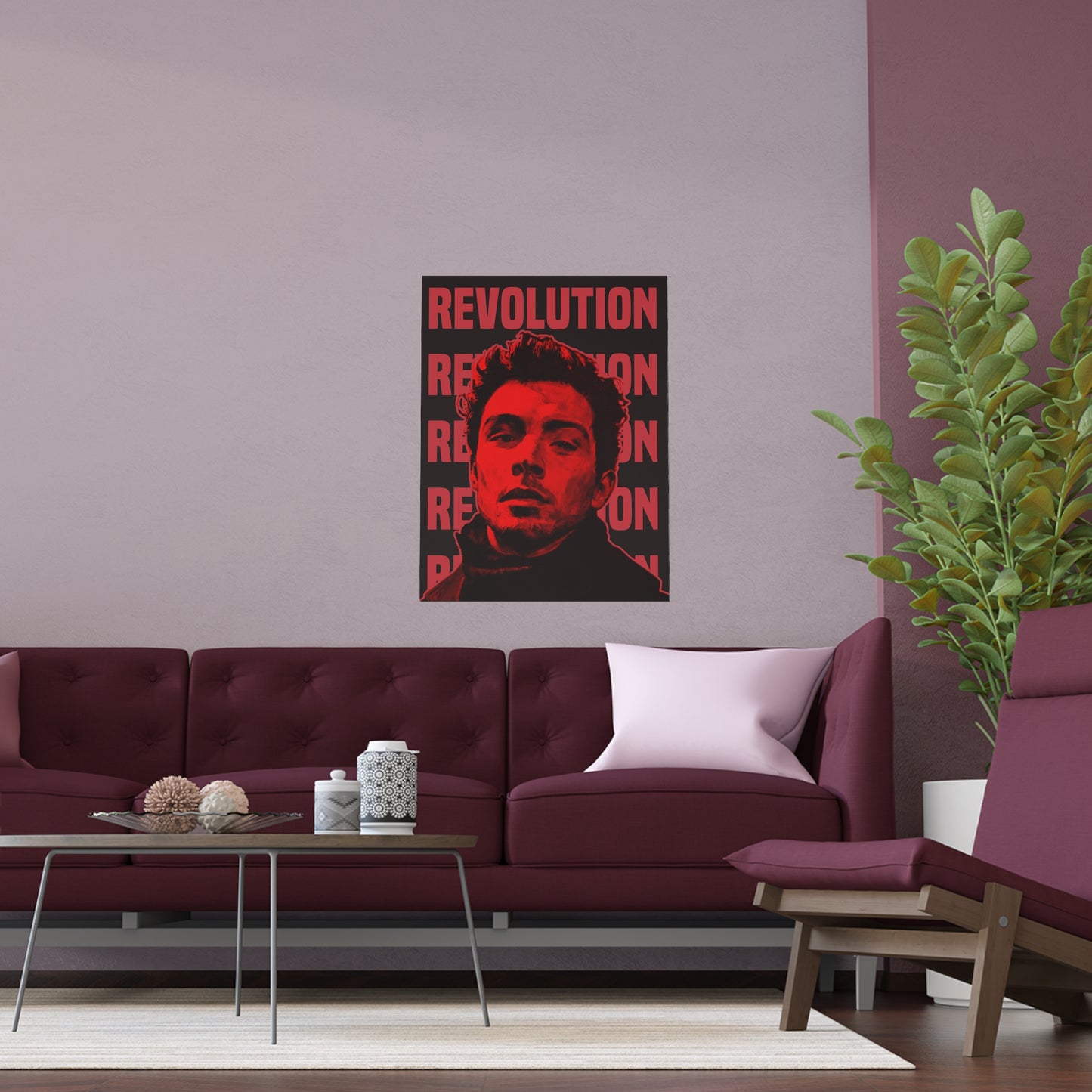 Luigi Mangione - Revolution poster