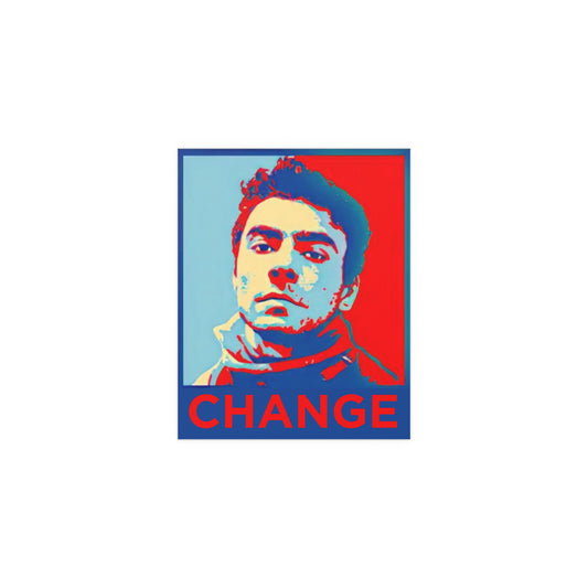 Shepard Fairey inspired CHANGE Luigi Mangione poster