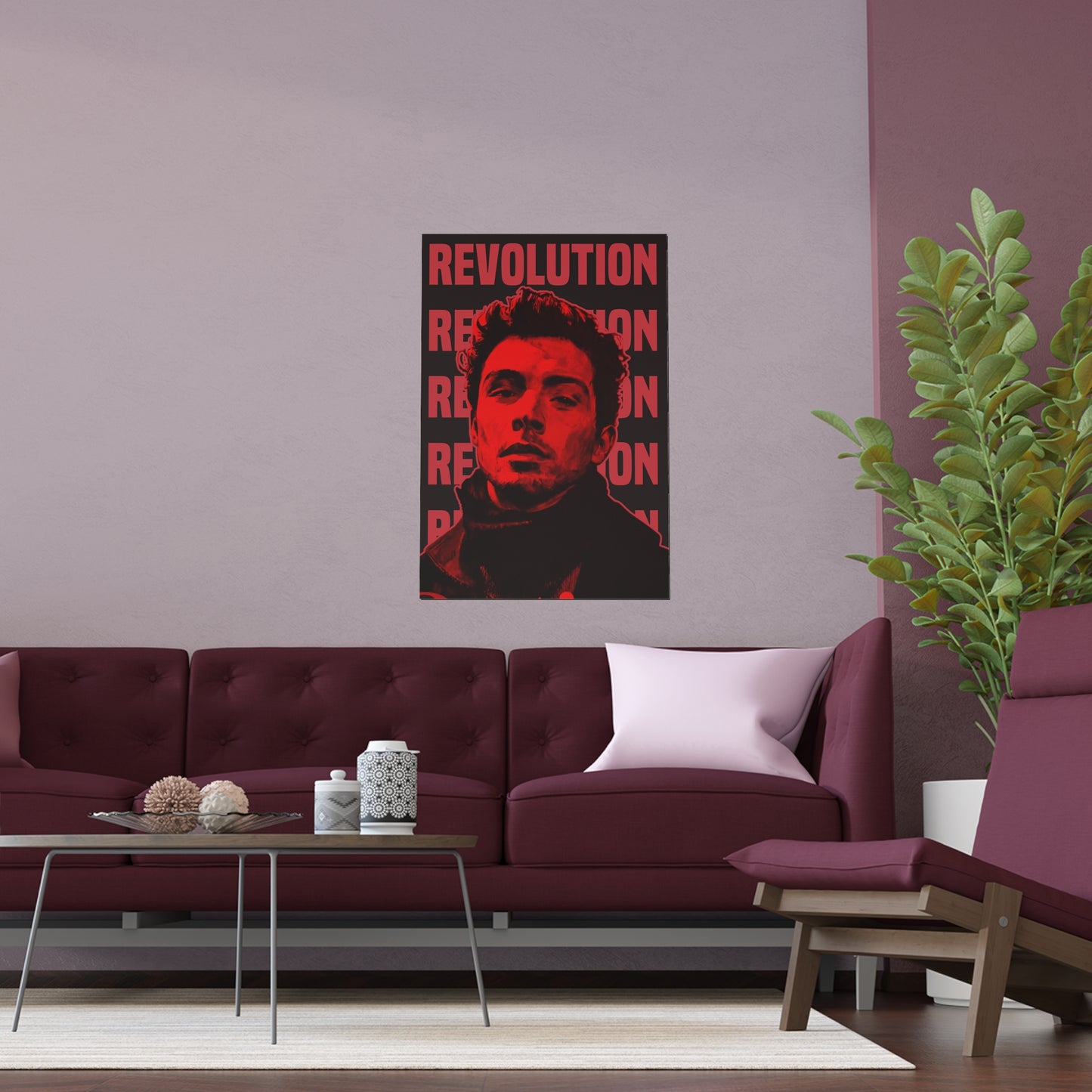 Luigi Mangione - Revolution poster